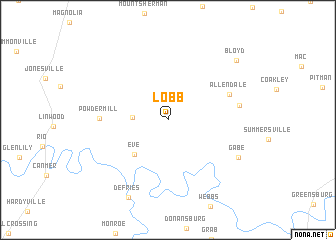 map of Lobb