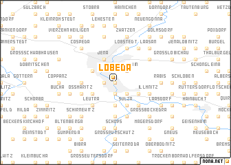 map of Lobeda