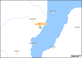 map of Lobeke