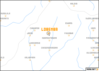 map of Lobemba