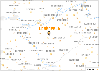 map of Lobenfeld