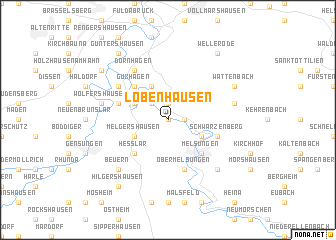 map of Lobenhausen