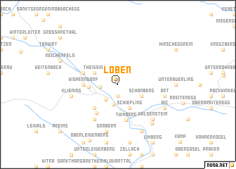 map of Loben