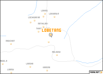 map of Lobetang