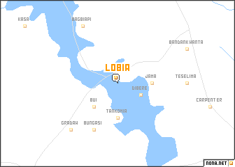 map of Lobia