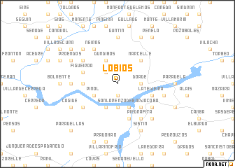 map of Lobios