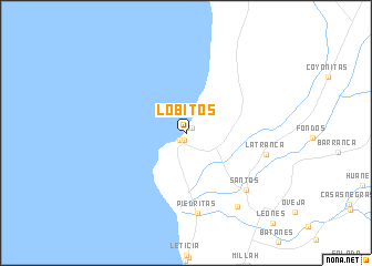 map of Lobitos