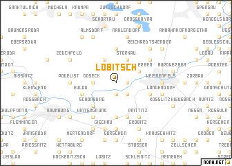 map of Lobitsch