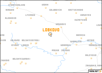 map of Lobkovo