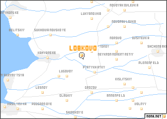 map of Lobkovo
