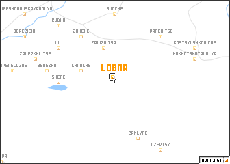 map of Lobna