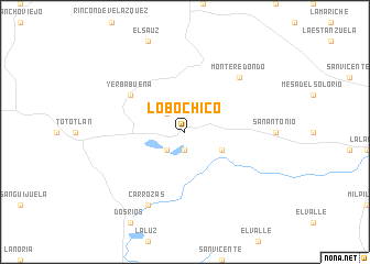 map of Lobo Chico
