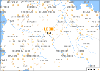 map of Loboc