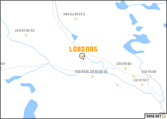 map of Lobonäs