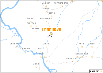 map of Lobouayo