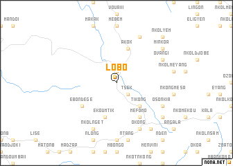 map of Lobo