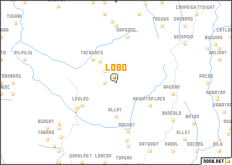 map of Lobo