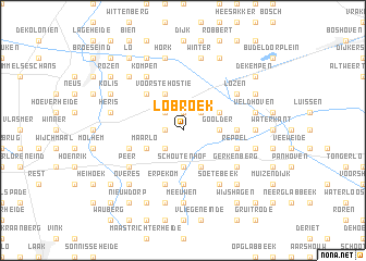 map of Lobroek