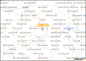 map of Lobrug