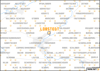 map of Löbstedt