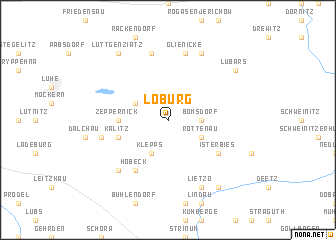 map of Loburg