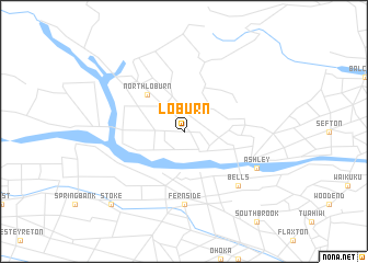 map of Loburn