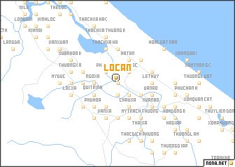 map of Lộc An