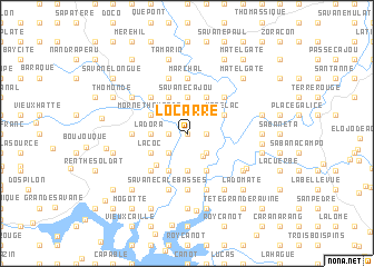 map of Locarré