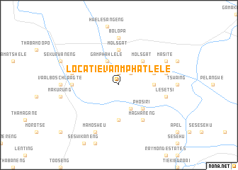 map of Locatie van Mʼphatlele