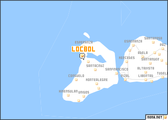 map of Locbol