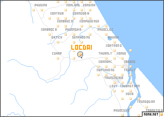 map of Lộc Ðậi