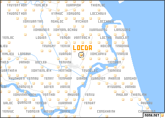 map of Lóc Ða