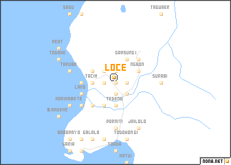 map of Loce
