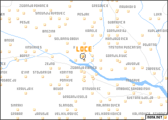 map of Loče
