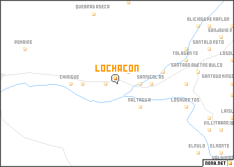 map of Lo Chacón