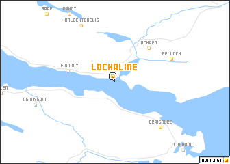 map of Lochaline