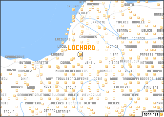 map of Lochard
