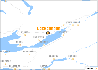 map of Lochcarron