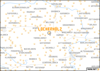 map of Löcherholz