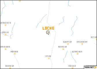 map of Loché