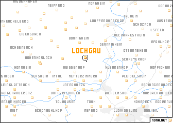 map of Löchgau