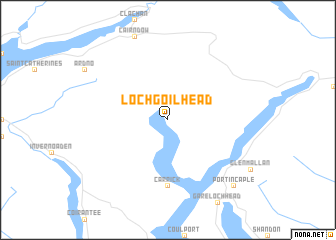 map of Lochgoilhead