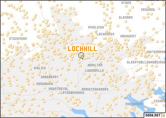 map of Loch Hill