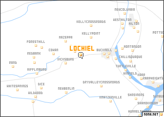 map of Lochiel