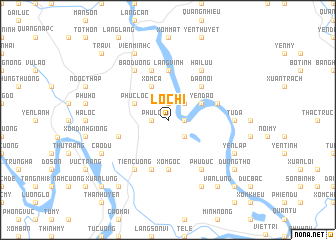 map of Lỗ Chì