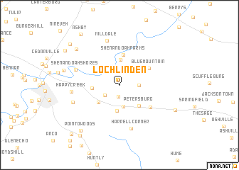 map of Loch Linden