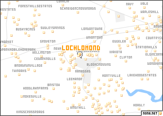 map of Loch Lomond