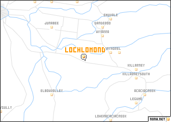 map of Loch Lomond