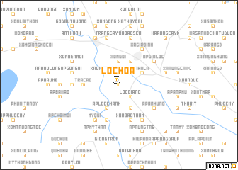 map of Lộc Hòa