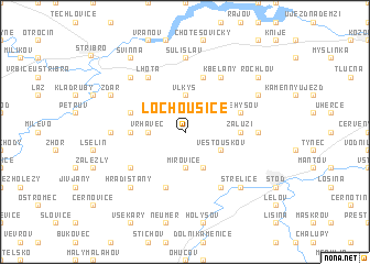 map of Lochousice